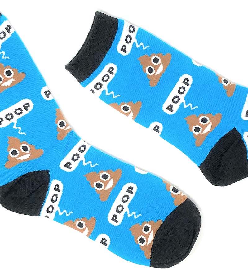 ooohyeah Oooh Yeah Socks Men's Luxury Combed Cotton Funny (POOP!), Large - Image 4
