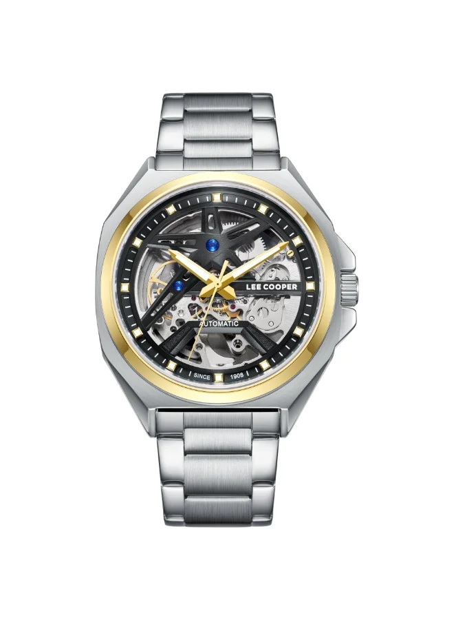 Lee Cooper Men's Metal Automatic Watch LC08097.250 - 44 mm