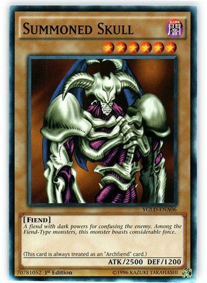 YU-GI-OH! - Summoned Skull (YGLD-ENA06) - Yugi's Legendary Decks - 1st Edition - Common