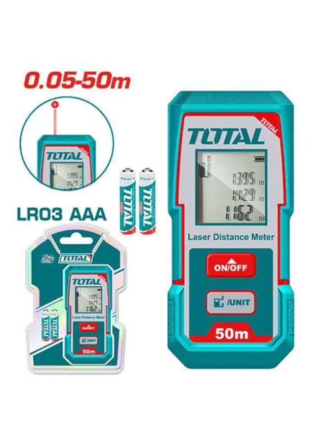 TOTAL 50M Laser Distance Meter - Image 1