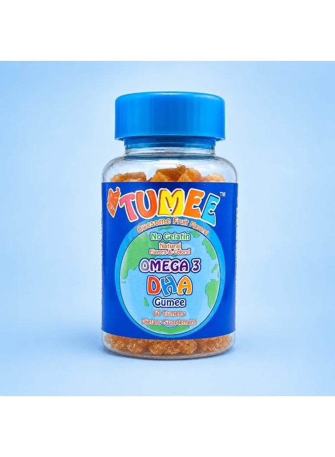 MR.TUMEE Mr. TUMEE Omega 3 DHA Gummies for Kids – Fruit Flavor, Gelatin-Free, 60 Gummies - Image 4