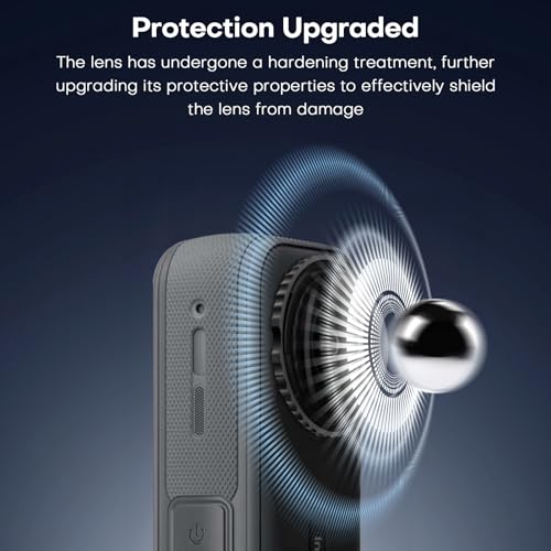 REYGEAK for Insta360 X5 Premium Lens Guards,2 PCS Official Replaceable Lens for Insta360 X5,Anti-Reflective Coating,High Light Transmission - Image 4