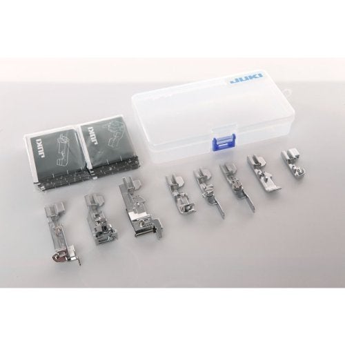 JUKI Juki Serger Deluxe 8-Foot Kit with 8 Attachment Feet, Includes Plastic Storage Bin - Image 3