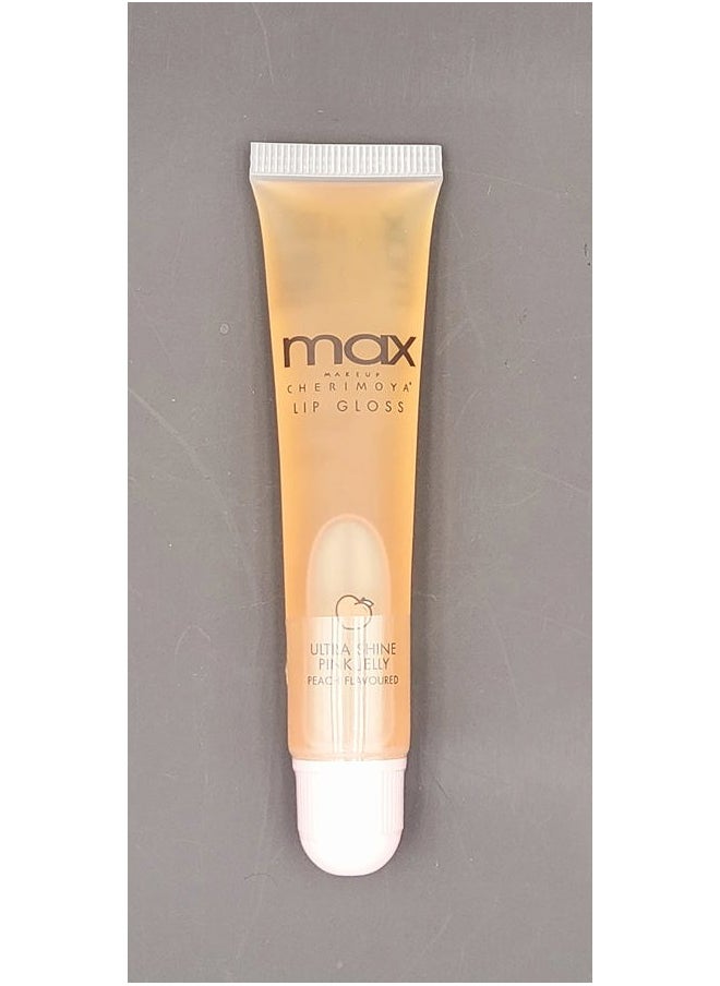 Cherimoya Variety Set Of 3 MAX Lip Gloss Clear, Peach, Strawberry Gloss (Clear+Peach+Strawberry)  - Image 5