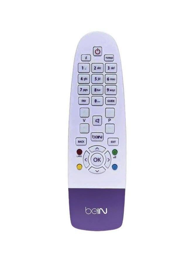 bein Sports Receiver Remote Control White Purple