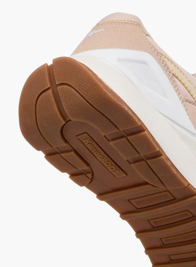 Kangaroos Pink Women Lace-Up Sports Shoes for Women | Best Price UAE