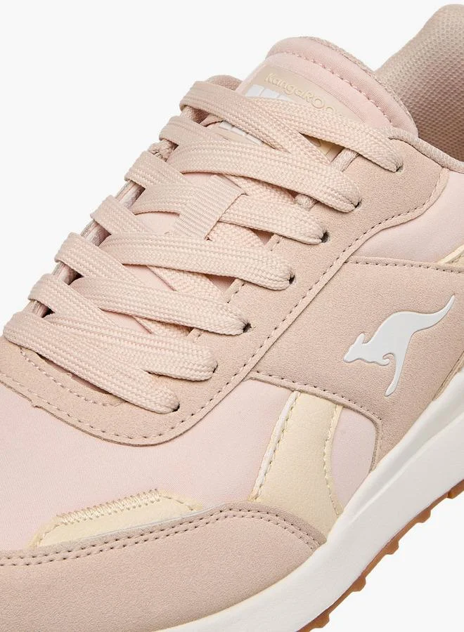 Kangaroos Pink Women Lace-Up Sports Shoes for Women | Best Price UAE