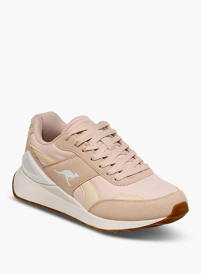 Kangaroos Pink Women Lace-Up Sports Shoes for Women | Best Price UAE