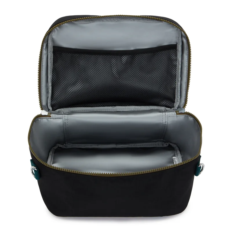 Kipling  Kipling  Miyo Black Khaki Bl Large LunchBag with Trolley Sleeve 15381-5FY  | Best Price UAE