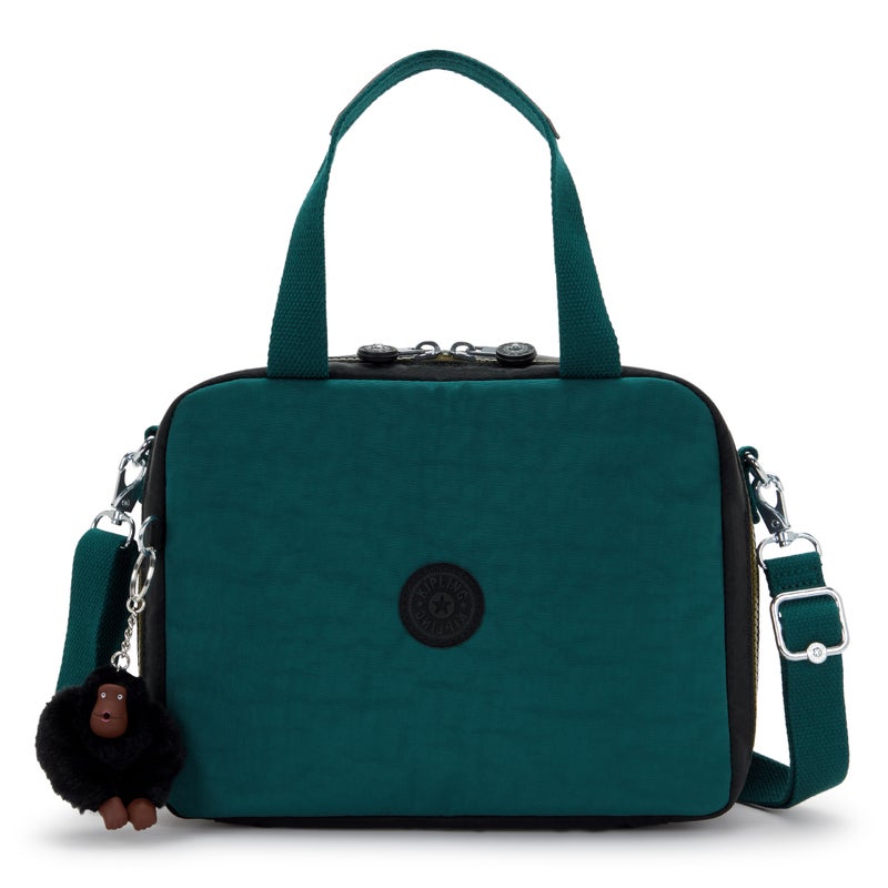 Kipling  Miyo Black Khaki Bl Large LunchBag with Trolley Sleeve 15381-5FY - Image 1