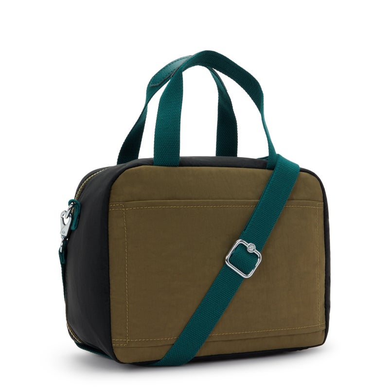Kipling  Miyo Black Khaki Bl Large LunchBag with Trolley Sleeve 15381-5FY - Image 2