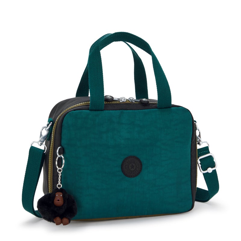 Kipling  Miyo Black Khaki Bl Large LunchBag with Trolley Sleeve 15381-5FY - Image 5