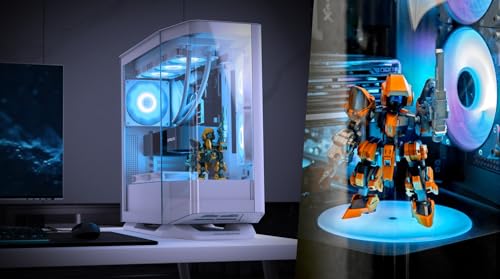 Cougar FV270 Luminous Rotating Platform - Spinning Demo Stand Offers a Dedicated Space for Hobby Figurines, Turning Your PC into a Personalized Gallery! (Black) - Image 4