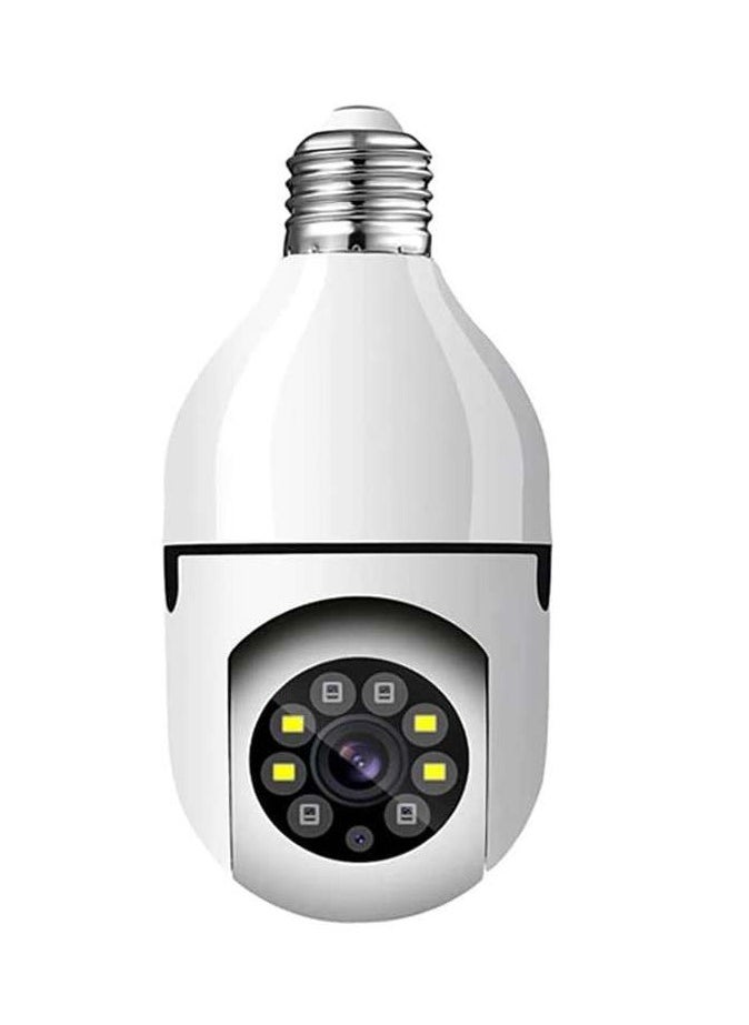 Generic 360° Panoramic WIFI Light Bulb Security 1080P Camera: Infrared, Motion Detection, 2-Way Audio, Ideal for Baby, Elderly  - Image 1