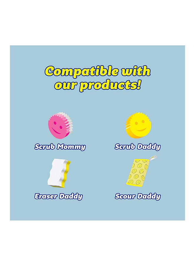 Scrub Daddy Sponge Holder -  Daddy Caddy, Sink Sponge Holder With Suction Cups for Smiley Face Sponge, Sink Organizer for Kitchen and Bathroom, Self Draining, Dishwasher Safe and Fits almost All Sponges, Set Of 1 - Image 3