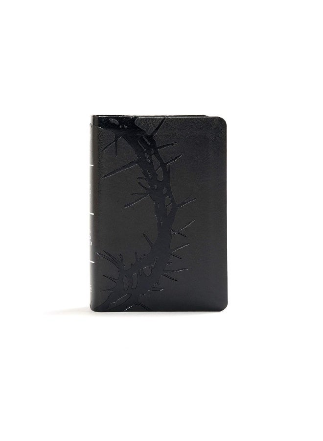 KJV Large Print Compact Reference Bible, Charcoal Leathertouch - Image 1