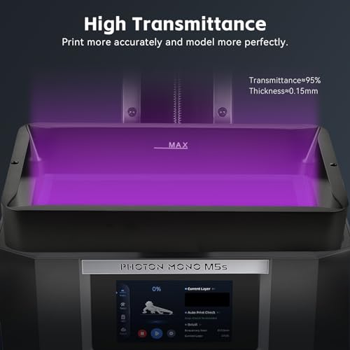 UniTak3D Photon Mono M5s FEP Release Film 210*290mm Compatible with Anycubic Mono M5s Pro/Mono M5s/Mono M5,Photon M3 Premium,for ELEGOO Saturn 3,Saturn 3 Ultra,Saturn 2,Saturn 8K,Halot Mage/Pro 3D Printer-5pcs - Image 3