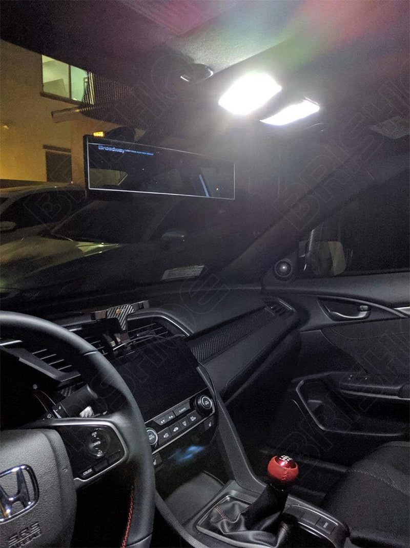 BRISHINE White Interior LED Lights Kit for Honda Odyssey 2018-2020 - Super Bright 6000K - Image 5