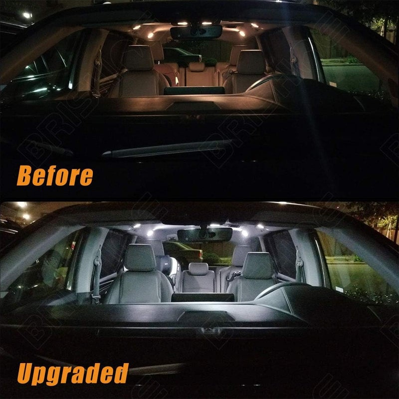 BRISHINE White Interior LED Lights Kit for Honda Odyssey 2018-2020 - Super Bright 6000K - Image 3