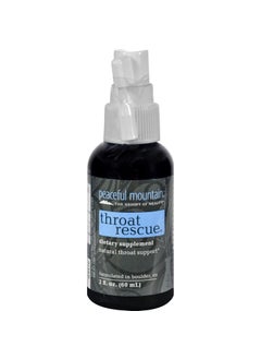 Peaceful Mountain Peaceful Mountain Throat Rescue - Throat Spray for Natural Throat Support - 2oz 