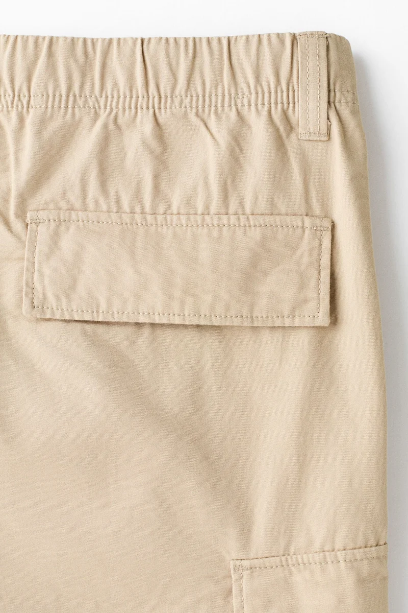 H&M Relaxed Fit Cotton cargo trousers