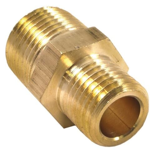 Forney 75533 Brass Fitting, Reducer Adapter, 3/8-Inch Male NPT to 1/4-Inch Male NPT - Image 2