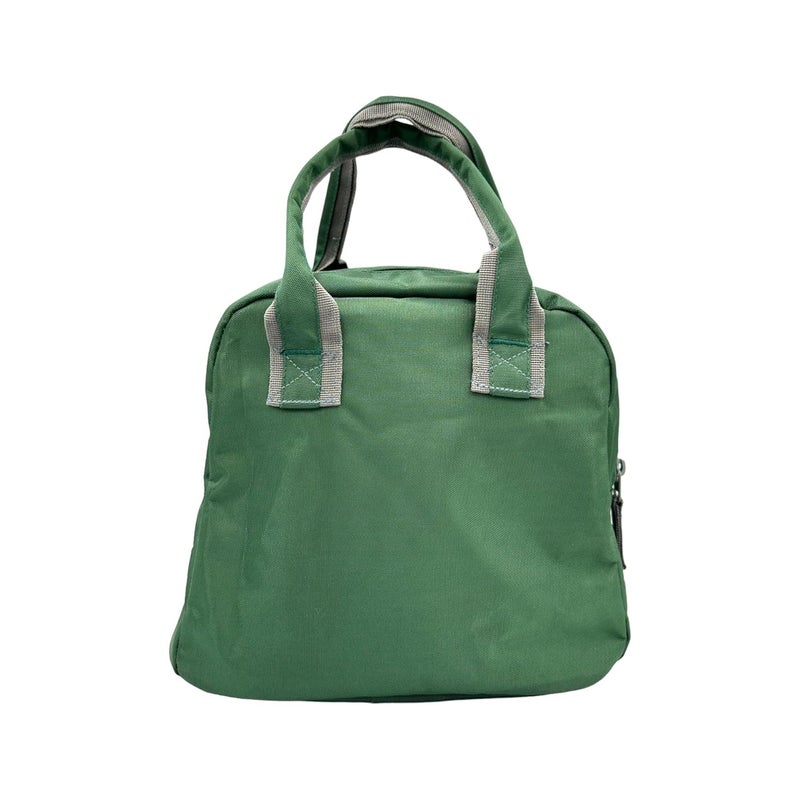 JUTEKA Insulated Travel Lunch Bag | Tiffin Bag | Storage Bag | Hand Bag for Kids, Office, School, Picnic, College (Bottle Green) - Image 4