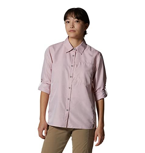 Mountain Hardwear Women's Canyon Long Sleeve Shirt, Rosehip, X-Large - Image 1