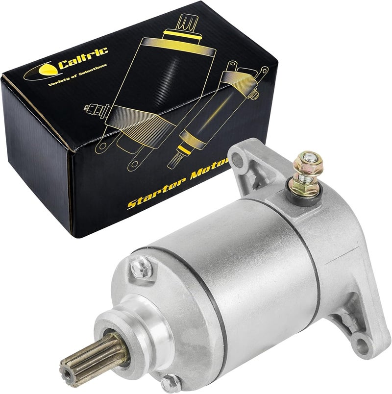 Caltric Starter Motor for Suzuki 400 LT-A400 LT-F400 Eiger 376 (2002-2008) - Image 1