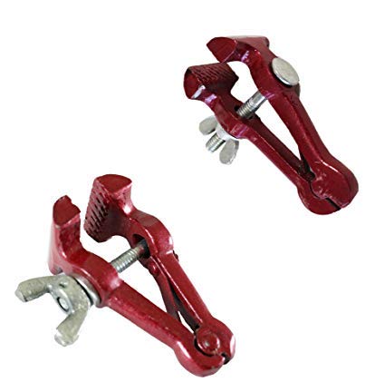 OSCAR Mini 3 or 4 inch Hand Held Vice Great for Workshop Red - Image 3