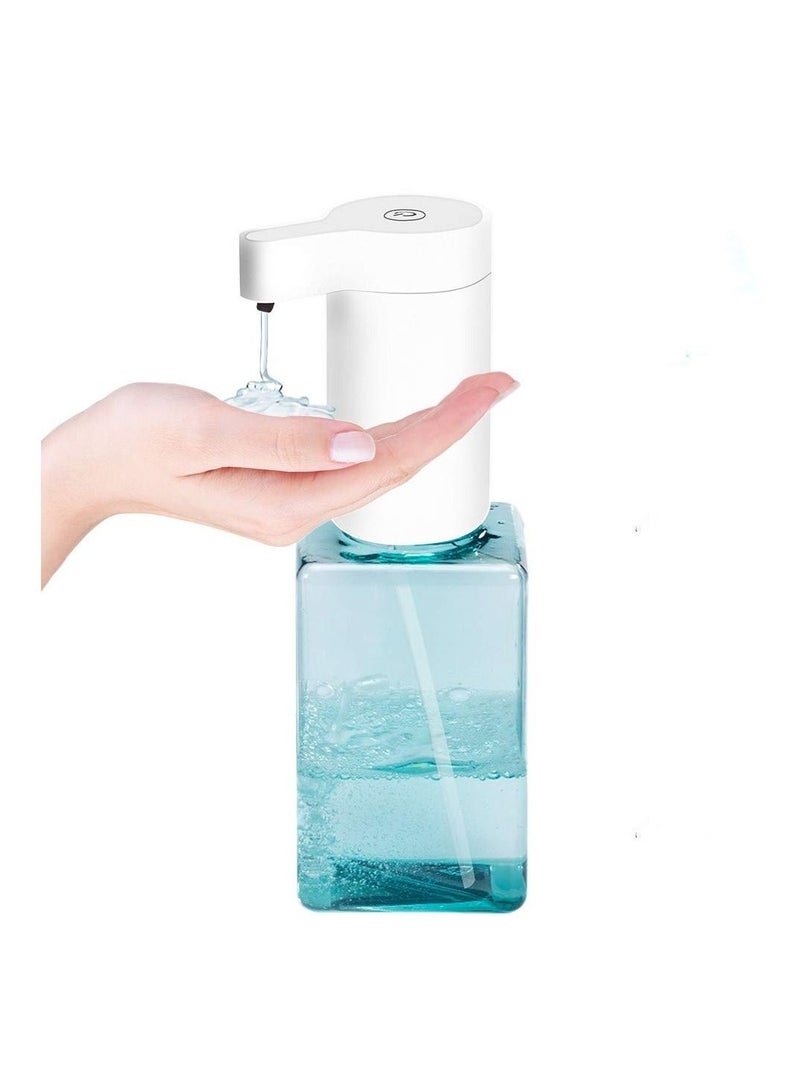 USB Rechargeable Hand Sanitizer Gel Dispenser, 17.6oz/500ml IPX3 Waterproof Automatic Touchless Soap Dispenser Suitable for All Apply to Home Bath Office Restaurant Hotel Entrance - Image 1