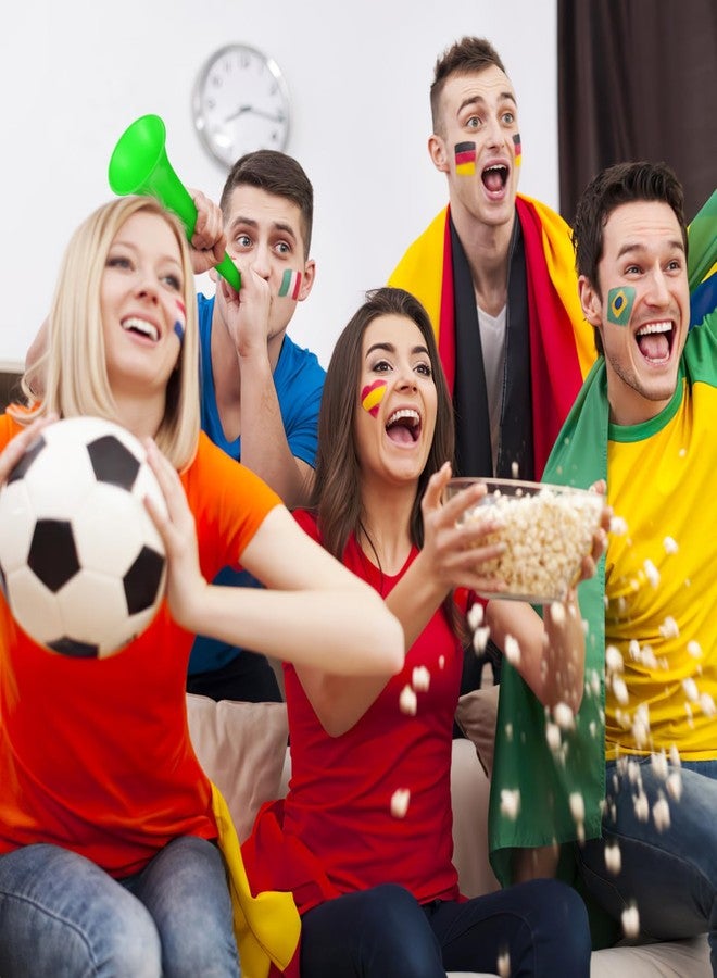 Garneck 10Pcs Plastic Stadium Horns, Trumpet Horns, Blow Horn Noise Makers Cheering Props for Sporting Events Games Graduation Party, Random Color - Image 4