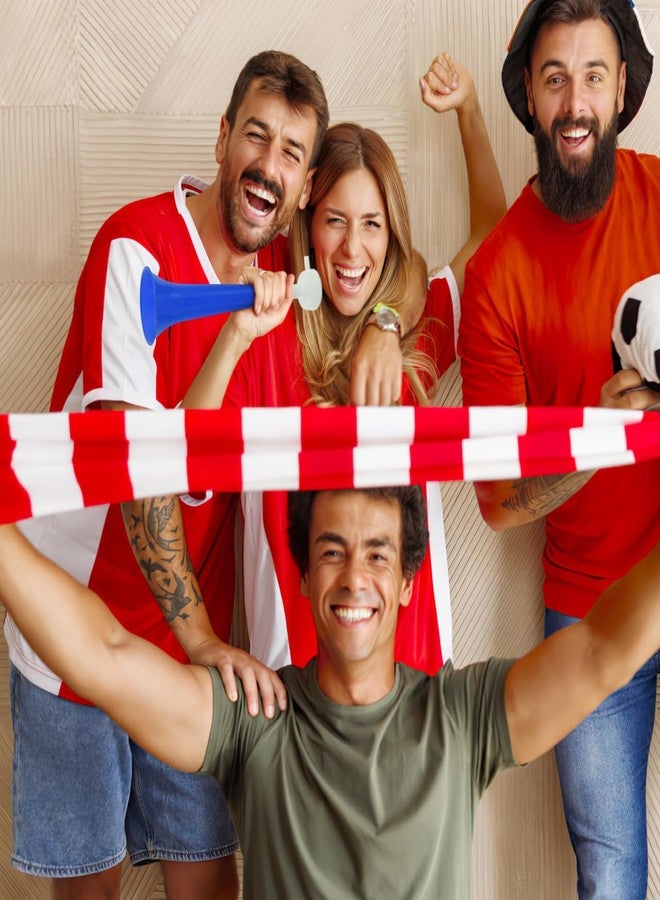 Garneck 10Pcs Plastic Stadium Horns, Trumpet Horns, Blow Horn Noise Makers Cheering Props for Sporting Events Games Graduation Party, Random Color - Image 5