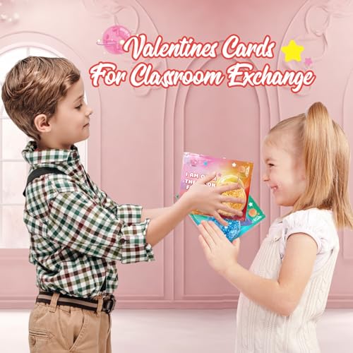 spring flower SpringFlower 24 Pack Valentines Day Cards For Kids With Stretchy Balls Toys Kids Classroom Valentines Exchange Gifts Valentines Party Favors School Classroom Prizes - Image 5
