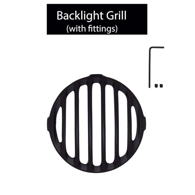 Ramanta Reborn Classic 350 Grill Set CNC Metal Complete Headlight Jali/Cover Set with Indicators and Tail Light Grill Compatible with for Old Classic Reborn 350 CC {Model Year 2021} (Pack of 12 Black) - Image 5