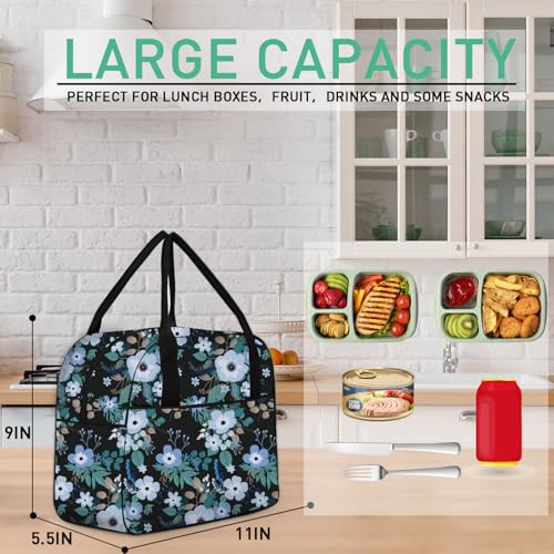 VLM Lunch BagLunch Box for Women MenReusable Insulated Lunch ToteSmall Leakproof Cute Lunch Cooler with High Capacity for WorkPicnicCamping - Image 3