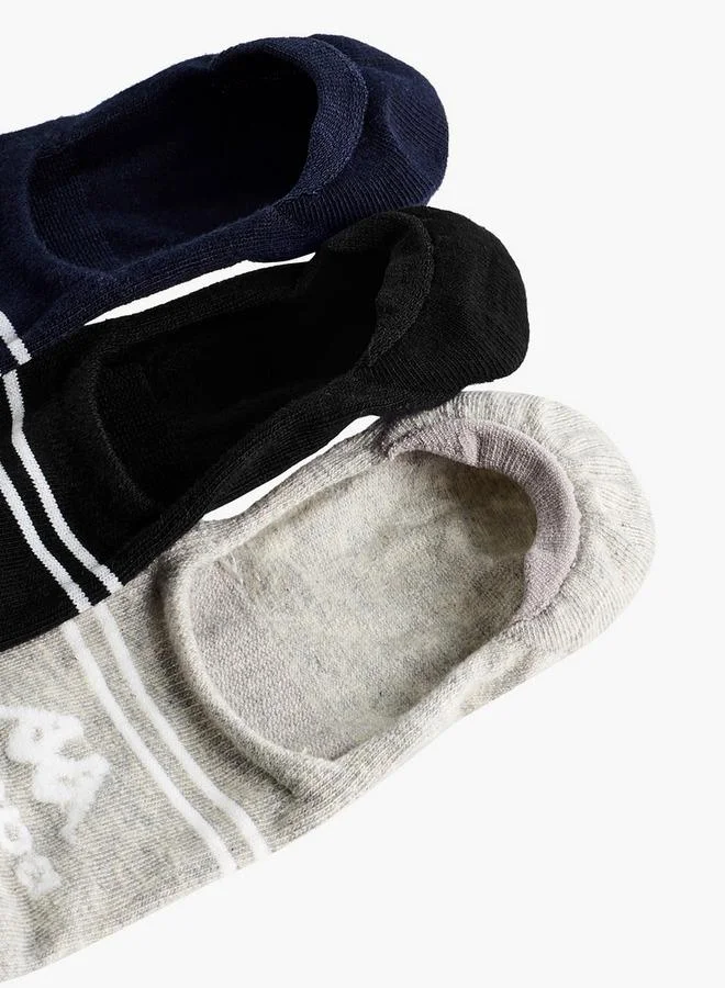Kappa  Kappa Men Invisible Socks - Set of 3 for Men | Best Price UAE