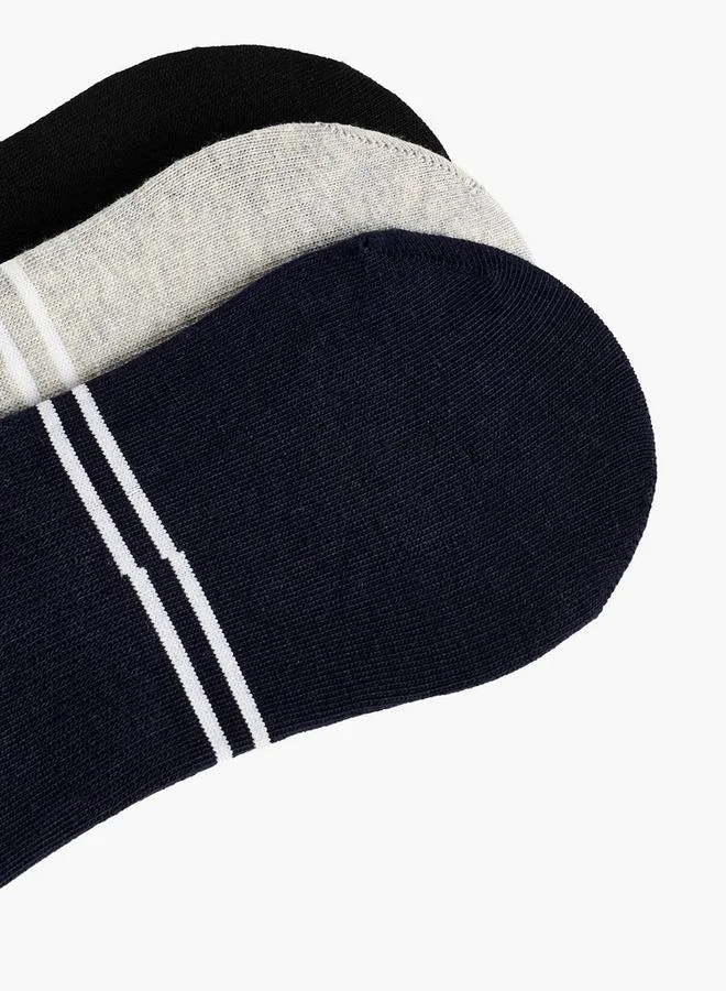 Kappa  Kappa Men Invisible Socks - Set of 3 for Men | Best Price UAE