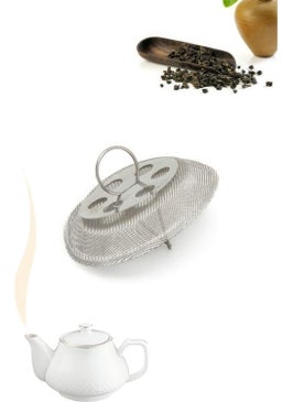Rabadon Teapot Inner Teapot Strainer Removable and Removable Teapot Strainer Stainless 6 Pieces  - Image 1