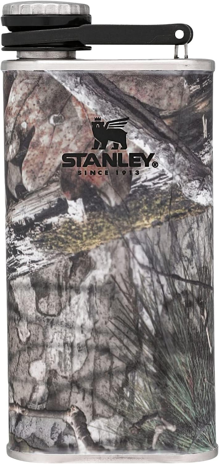 Stanley CLA Flask 235ml/8oz Mossy Oak Country DNA - BPA-Free Leakproof Stainless Steel Hip Flask - Image 3