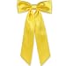 WantGor Long Tail Bow Hair Clips Hair Ribbon Bows Satin Bowknot Clip Large Hair Barrettes Cute Ponytail Holder Hair Accessories for Women Daily Party Wedding Prom Yellow - Image 2