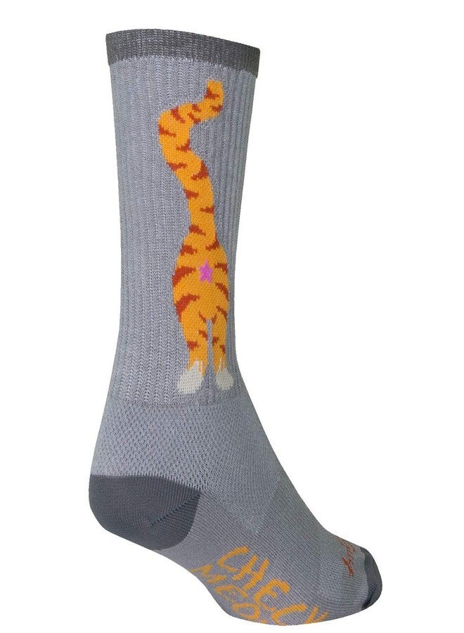 SockGuy, Pucker, Crew Sock, Sporty and Stylish, 6 Inches - Extra Large