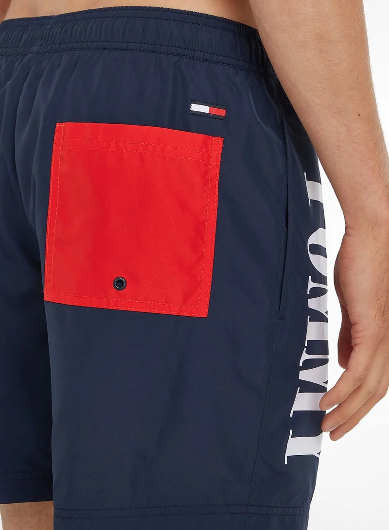 TOMMY JEANS Logo Color Block Swim Shorts
