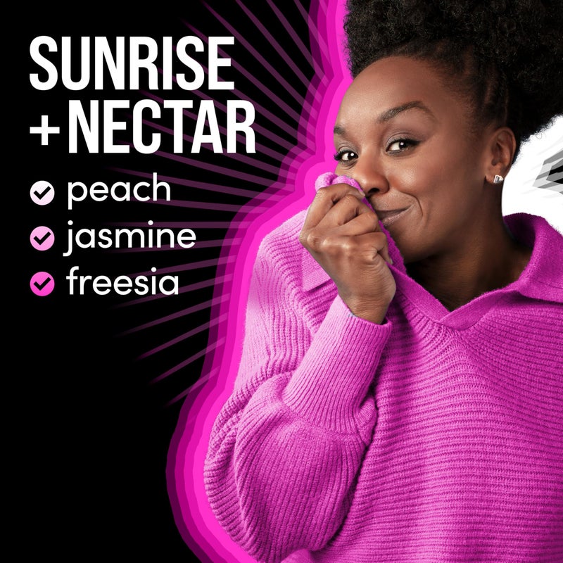 Downy داوني أنستوبابلز فيوجنز دفاع ضد الروائح معزز رائحة الغسيل، رائحة شروق الشمس + نكتار، 21.1 أونصة، حبيبات غسيل 2 في 1 لدفاع ضد الروائح - Image 4