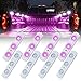 Xprite Xprite Purple Led Rock Light for Bed Truck, 24 LEDs Cargo Truck Pickup Bed, Off Road Under Car, Foot Wells, Rail  - Image 2
