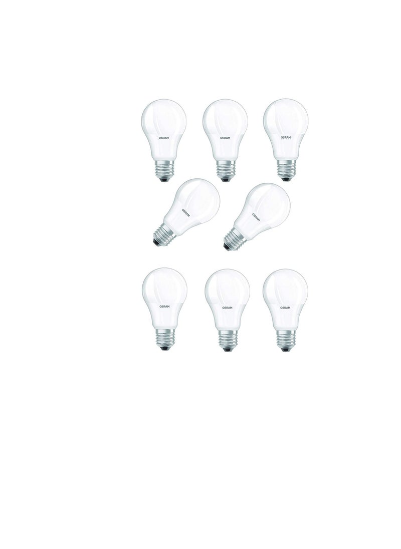أوسرام لمبة أوسرام LED فاليو الكلاسيكية A60 E27 8.5 وات ضوء النهار ، خالية من الأشعة فوق البنفسجية والوميض ، لا يوجد خطر الضوء الأزرق ، 806lm 6500K متجمد مع حزمة موافقة ESMA من 10 ، أبيض  - Image 3