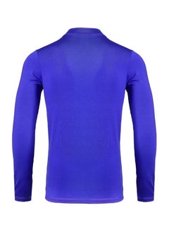 UHLSPORT uhlsport Men's Tight T-Shirt, Dry tech base For sports training Long round neck Very light elastic fabric Long sleeves  - Image 2