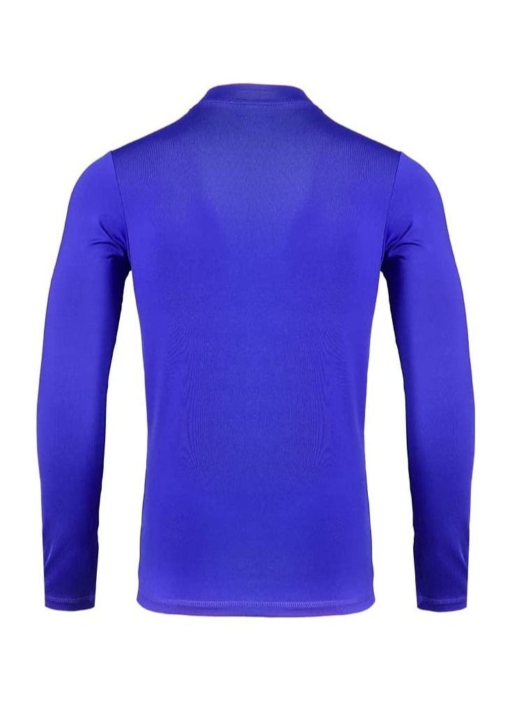 UHLSPORT - uhlsport Men's Tight T-Shirt, Dry tech base For sports training Long round neck Very light elastic fabric Long sleeves - Image 1