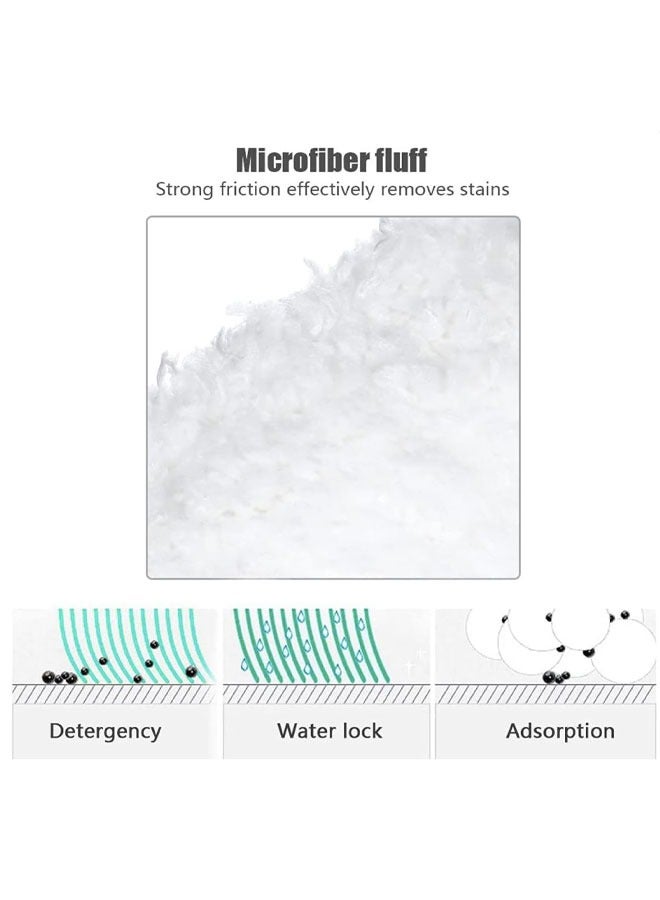 مجموعة من 6 قطع من وسادات التنظيف المصنوعة من الألياف الدقيقة من SC2/ SC3/ SC4/ SC5 وملحقات القماش (3 أغطية فوهات من القماش و3 وسادات تنظيف من الألياف الدقيقة) - Image 4