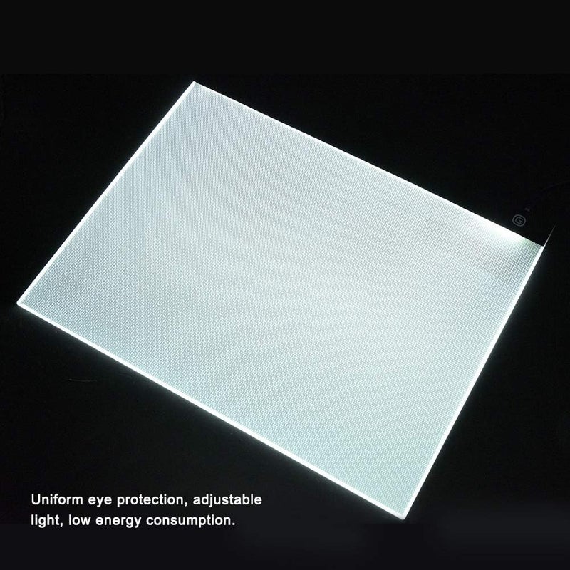 Keenso Practical A3 LED Copying Board Intelligent Brightness Memory Function, Adjustable Light, Suitable for Anime Writing Desk, Compact Structure - Image 4